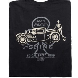 Men's So-Cal Speed Shop Jimmy Shine Original Truck Black T-Shirt 1507TC10